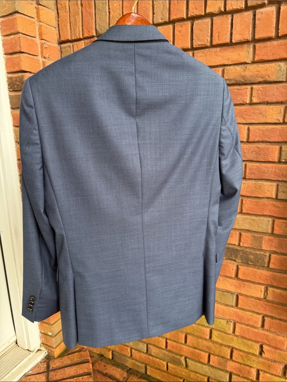 Men's Banana Republic Marzotto Navy Two-Button Suit | Jacket 38S | Pants 30x30